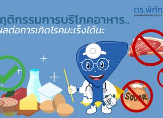 พฤติกรรมบริโภคอาหารที่มีผลต่อความเสี่ยงในการเกิดโรคมะเร็ง