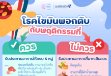 โรคไขมันพอกตับกับพฤติกรรมที่ “ควร” และ “ไม่ควร”